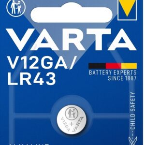 Pilha Alcalina 1,5V (V12GA / LR43) - VARTA