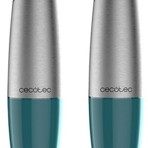 Moinho Elétrico de Pimenta e Sal InstantMill Gravity Duo (Prateado) - CECOTEC