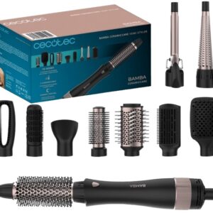 Escova Modeladora de Cabelo Ar Bamba CeramicCare 10-EM-1 - CECOTEC