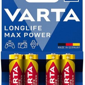 Blister 2x Pilhas Alcalinas LongLife Max Power AA LR6 1,5V - VARTA