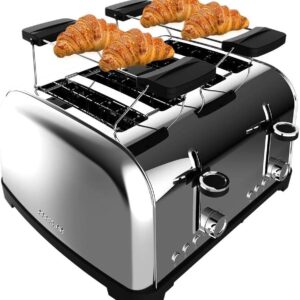 Torradeira Toastin´ time 1700 Double 1700W (Inox) - CECOTEC