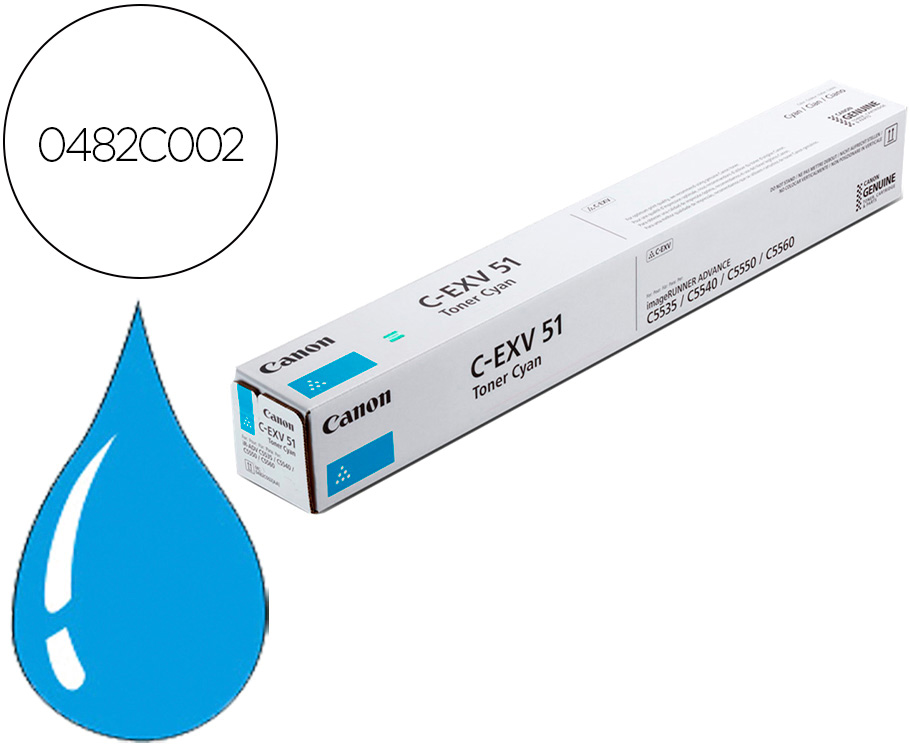 Toner C-EXV 51 C (Azul) - CANON