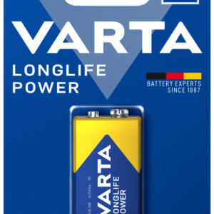 Pilha Alcalina LongLife Power 4922 9V 6LR61 - VARTA
