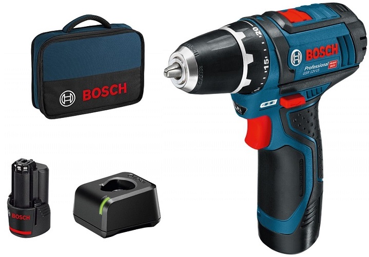 Aparafusadora Professional GSR 12V-15 - BOSCH