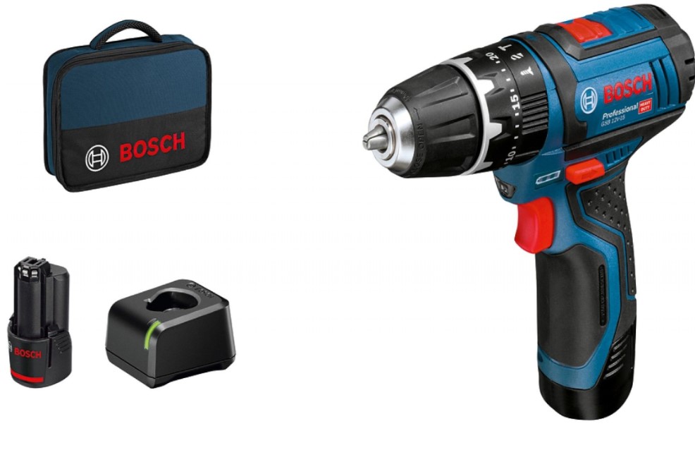 Aparafusadora/Berbequim GSB 12V-15 Professional 1300RPM - BOSCH