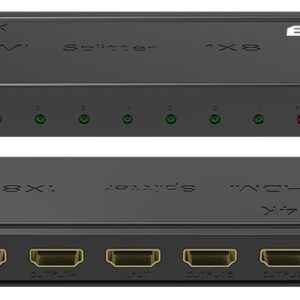 Distribuidor de Sinal HDMI 4K V1.4 (1 Entrada / 8 Saidas) - EDISION