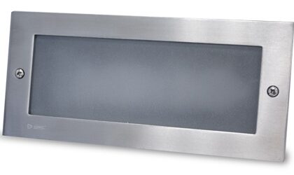 Projector Muro Aluminio LED 7W Branco F. 6000K 700Lm IP54 p/ Encastrar - GSC