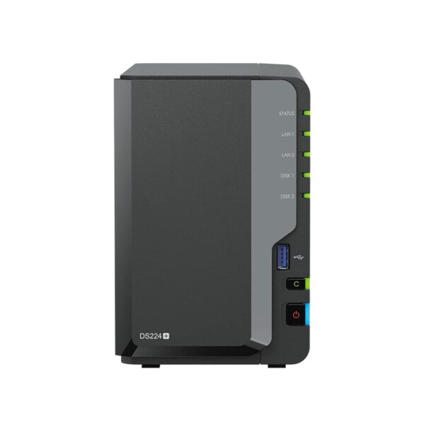Synology DS224+ NAS DiskStation 2 Baias 2xGbE Ram 2 GB - Gigabit Ethernet
