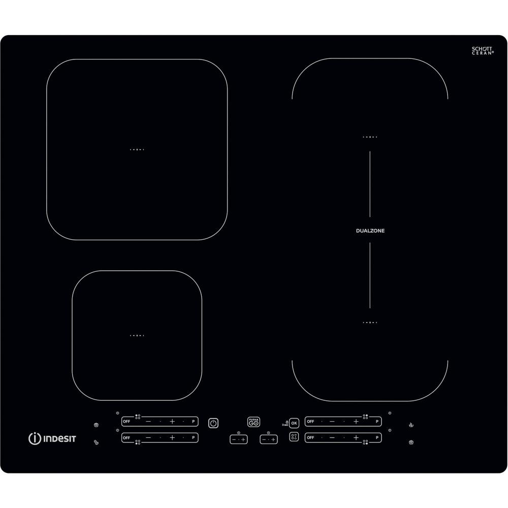 Placa de Indução 59cm 4 Zonas IB 65B60 NE (Preto) - INDESIT