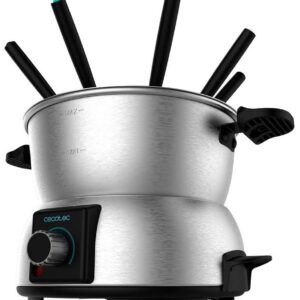 Fondue Elétrico Fun GourmetFondue 1000W (Inox) - CECOTEC