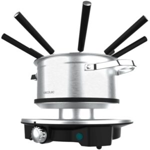 Fondue El?trico Fun Gourmetfondue Advance 1.7L 1500W (Preto/Inox) - CECOTEC