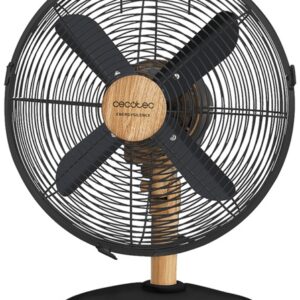 Ventoinha de Mesa EnergySilence 600 Ø30cm 40W (Preto/Madeira) - CECOTEC