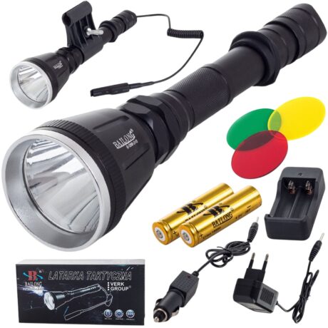 Lanterna de Mão LED CREE XM-L T6 c/ Acessórios - BAILONG