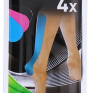 Pack 4x Fita Elástica Kinesiology p/ Tornozelos - DUNLOP