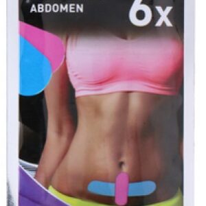 Pack 6x Fita Elástica Kinesiology p/ Postura e Abdómen - DUNLOP