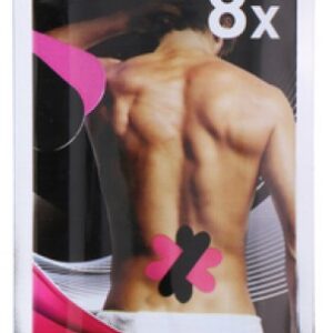 Pack 8x Fita Elástica Kinesiology p/ Costas - DUNLOP