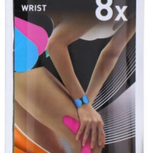 Pack 8x Fita El?stica Kinesiology p/ Joelhos e Pulsos - DUNLOP