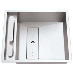 Lava Loiça Invisible 40 R 527X447mm (Aço Inoxidável Escovado) - RODI