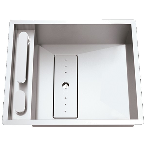 Lava Loiça Invisible 40 R 527X447mm (Aço Inoxidável Escovado) - RODI