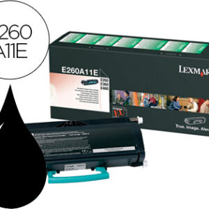 Toner E260A11E (Preto) - LEXMARK