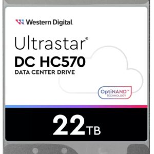 Disco Rígido 3.5 Ultrastar DC HC570 Data Center 22TB 7200RPM 512MB Serial ATA III - WESTERN DIGITAL