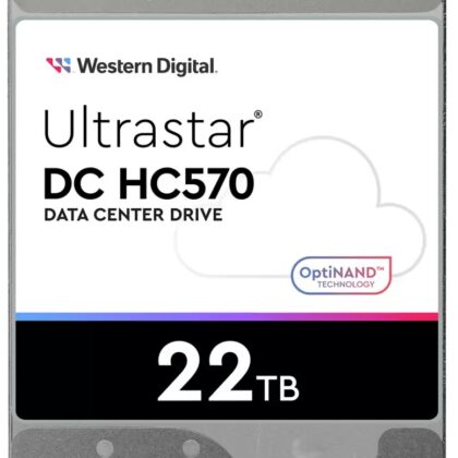 Disco Rígido 3.5 Ultrastar DC HC570 Data Center 22TB 7200RPM 512MB Serial ATA III - WESTERN DIGITAL