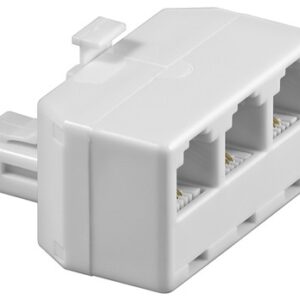 Ficha Telefone Tripla RJ11