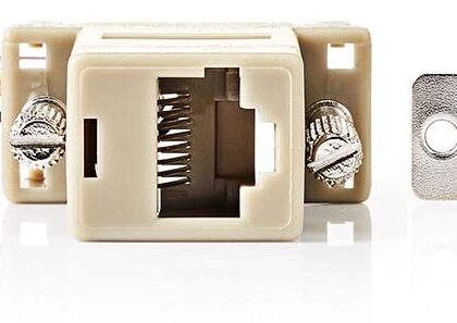 Ficha Adaptadora DB9 Macho - RJ45 Femea