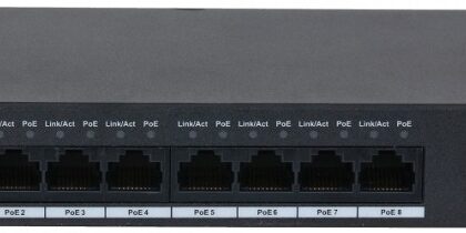 Switch 19 Portas Gigabit + PoE 8 Portas (Não-Gerido) - DAHUA