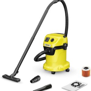 Aspirador de P?/L?quidos WD 3 P V-17/4/20 17L 1000W (Amarelo/Preto) - KARCHER