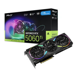 Placa Gráfica PNY GeForce RTX 5060 Ti OC 16GB GDDR7