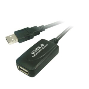 Cabo Extens?o Amplificado USB A Macho - USB A F?mea (5 mts) - Nanocable