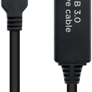 Cabo USB A 3.0 Macho - Fêmea (10 mts) - Nanocable
