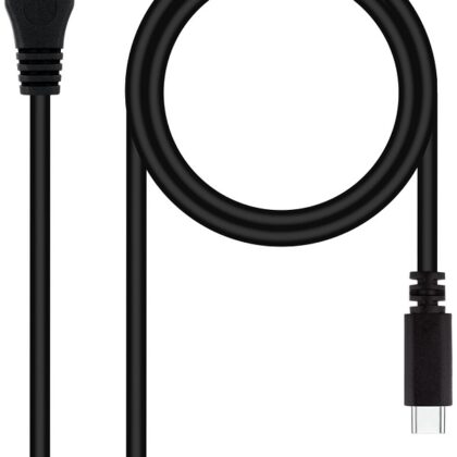Cabo USB 3.0 c/ Conector USB-C Macho - Micro-USB Macho (1 metro) - Nanocable
