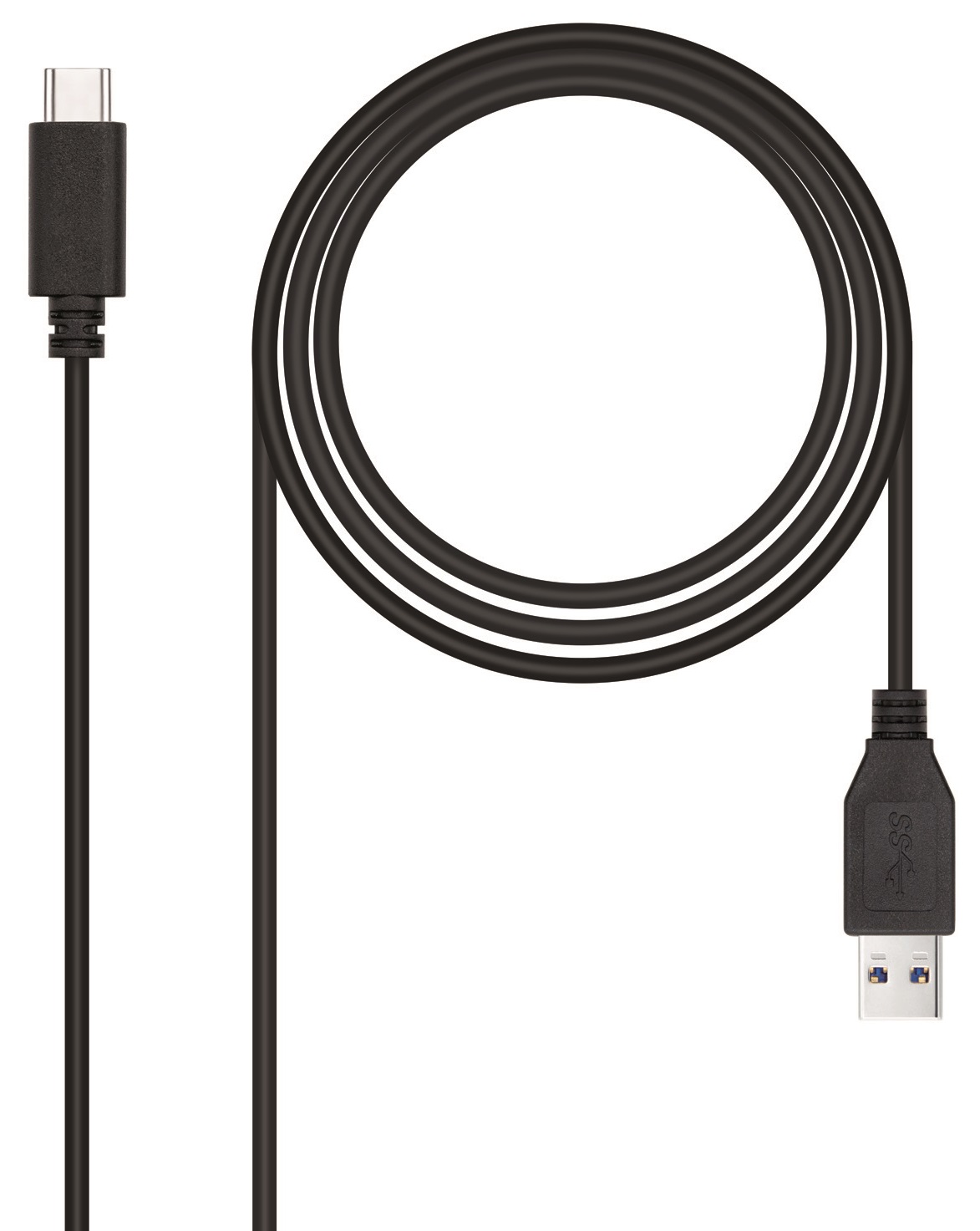 Cabo USB 3.1 A Macho - USB-C Macho (1,5 mts) - Nanocable