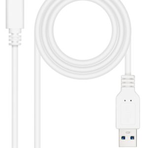 Cabo USB-C Macho - USB A Macho (1 metro) - NANOCABLE