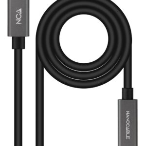 Cabo USB-C Macho - USB-C Fêmea (2 metros) - NANOCABLE
