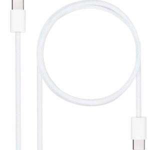 Cabo USB-C Macho - USB-C Macho Branco (1 metro) - NANOCABLE