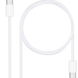 Cabo USB-C Macho - USB-C Macho Branco (2 metros) - NANOCABLE
