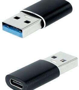 Adaptador Uni?o USB-A 3.1 Macho - USB-C F?mea - Nanocable