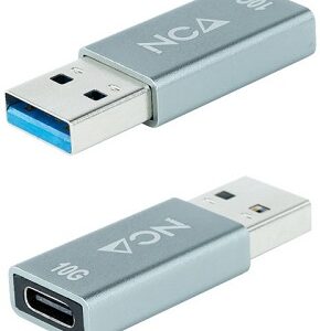 Adaptador Uni?o USB-A 3.1 GEN2 Macho - USB-C F?mea - Nanocable