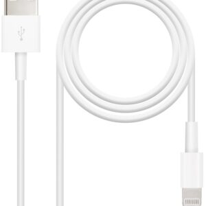 Cabo USB-A Macho - Lightning iPhone Macho (50cm) - Nanocable