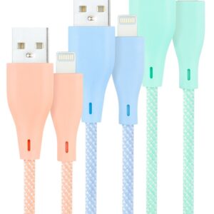 3 Cabos Lightning Macho - USB A Macho (1 metro) - NANOCABLE