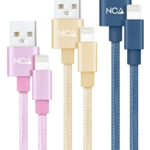 3 Cabos Lightning Macho - USB A Macho (1 metro) - NANOCABLE