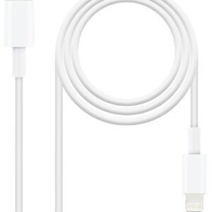 Cabo USB C Macho - Lightning Macho (2 mts) - Nanocable