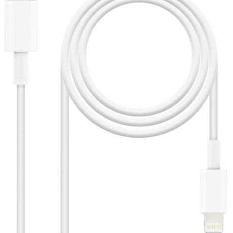 Cabo USB C Macho - Lightning Macho (2 mts) - Nanocable