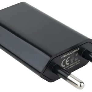 Alimentador USB 5V/1A 5W (Preto) - Nanocable