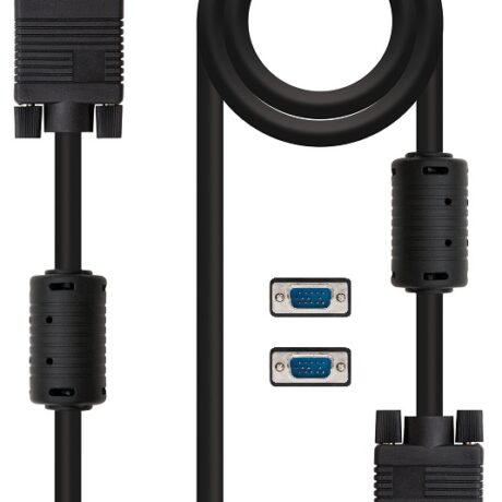 Cabo VGA Macho - VGA Macho c/ Filtros (15 mts) - Nanocable