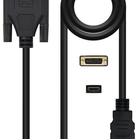 Cabo HDMI Macho - DVI Macho (1,8 mts) - Nanocable
