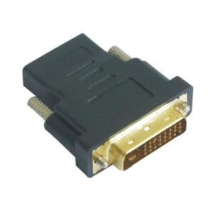 Ficha Adaptadora DVI 24+1 Macho - HDMI Femea - Nanocable